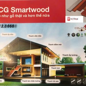 ứng dụng thanh xi măng vân gỗ